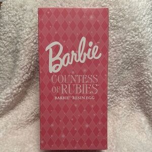 Barbie Countess Of Rubies Barbie Resin Musical Egg Avon Mattel 2001